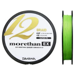 Daiwa Morethan 12 Braid 135m Lime Green