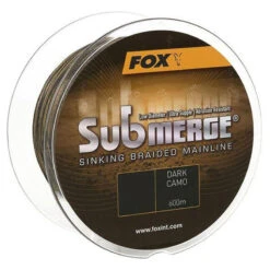 Fox Submerge Dark Camo Sinking Braid 600m - 0.30mm 55lb/25kgs